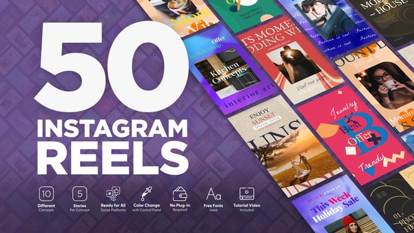 Videohive Marketing Instagram Reels Product Promo template preview