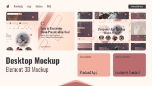 Videohive Website Screen Mockup Product Promo template preview