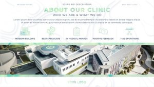 Videohive Medical Minimal Displays Video Displays template preview