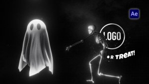 Videohive Haunted Halloween Reveal Logo Stings template preview