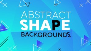 Abstract Shape Backgrounds Video Displays template preview