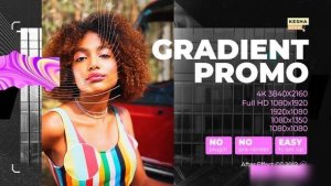 Videohive Gradient promo Openers template preview