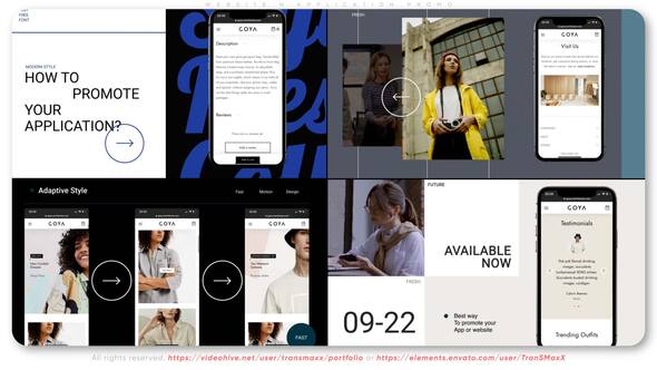 Videohive Website N Application Promo Product Promo template preview