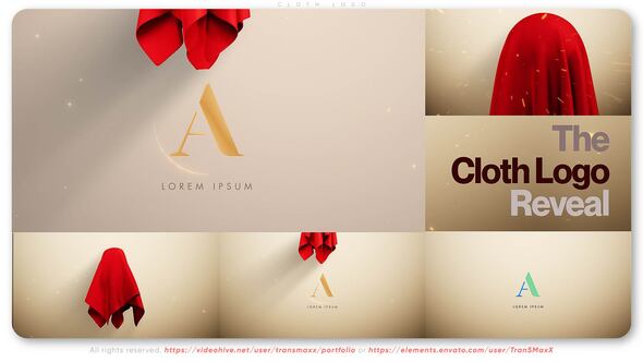 Videohive Cloth Logo Logo Stings template preview