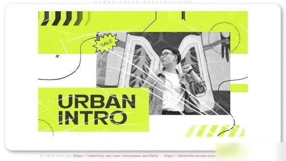 Videohive Urban Style Presentation Openers template preview
