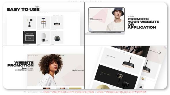 Videohive Mild Web Promo Product Promo template preview
