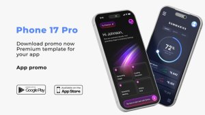 Videohive Phone 17 Pro Max Mockup | App promo Product Promo template preview