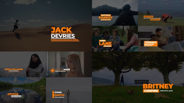 Videohive Lower Thirds | After Effects 43753952 Elements template preview