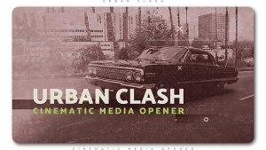 Videohive Urban Clash Cinematic Media Opener Openers template preview