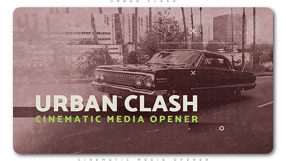 Videohive Urban Clash Cinematic Media Opener Openers template preview