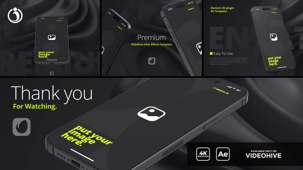 Videohive Phone App Mockup 51299958 Product Promo template preview