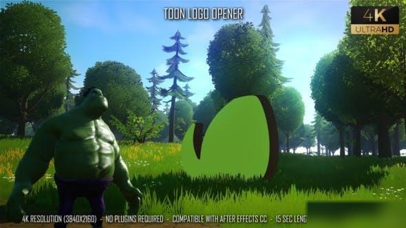Videohive Toon Logo Opener Openers template preview