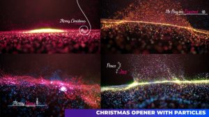 Videohive Particle Christmas Elements template preview