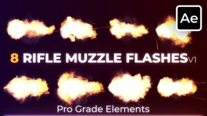 Videohive Rifles Muzzle Flashes 1 Elements template preview