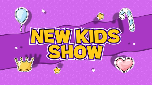 Videohive Kids Show Broadcast Pack Broadcast-packages template preview
