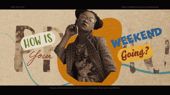 Videohive Collage Art Intro Openers template preview