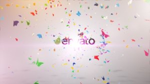 Videohive Colorful Butterfly Logo Reveal II Logo Stings template preview