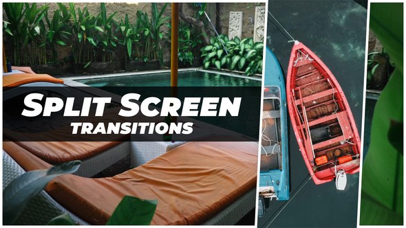 Videohive Split Screen Transitions 59506985 Elements template preview