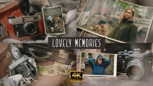 Lovely Memories Video Displays template preview