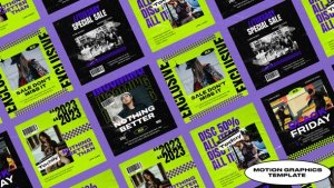 Biomen Social Media Post | Mogrt Premiere Pro template preview