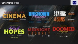 Videohive Cinematic Title 56641222 Titles template preview