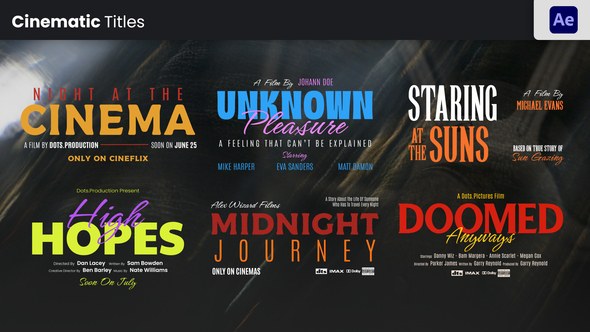 Videohive Cinematic Title 56641222 Titles template preview