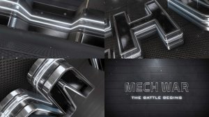 Videohive Epic Metal Neon Logo_v2 Logo Stings template preview