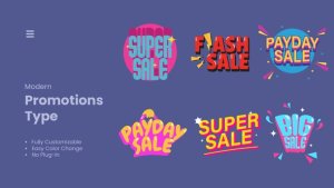 Videohive Sale Labels & Badges Product Promo template preview