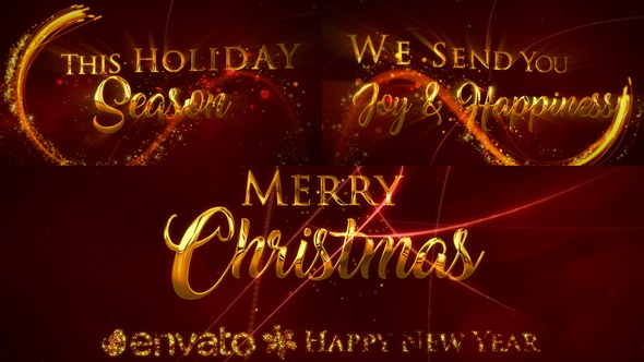 Videohive Christmas Titles 29726707 Titles template preview