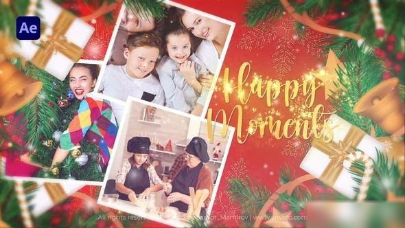 Videohive Merry Christmas Slideshow 41831679 Openers template preview