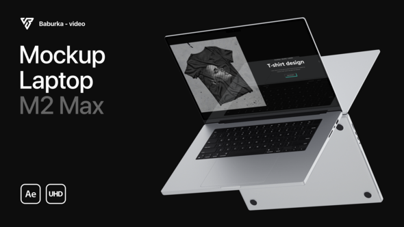Videohive Laptop Mockup | M2 Max Product Promo template preview