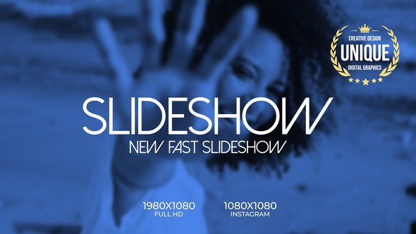 Videohive Sliding Slideshow Openers template preview
