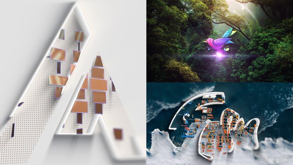 Videohive Minimal Build Logo Reveal Logo Stings template preview