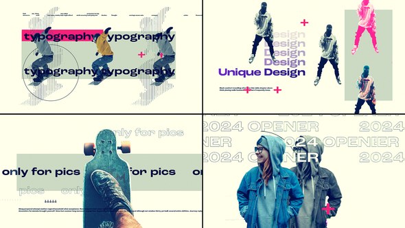 Videohive Urban Typography Opener Openers template preview