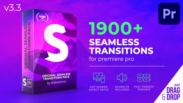 Seamless Transitions for Premiere Pro Premiere Pro template preview