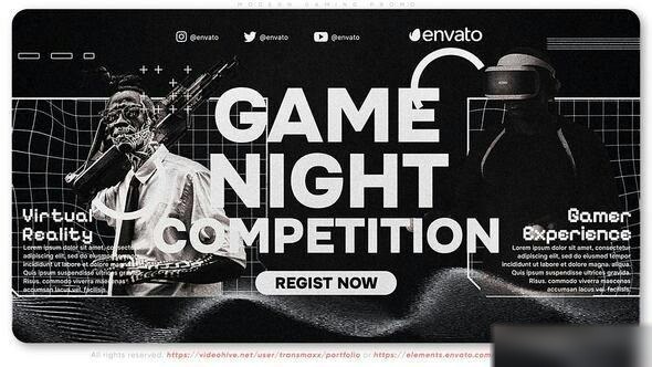 Videohive Modern Gaming Promo Openers template preview