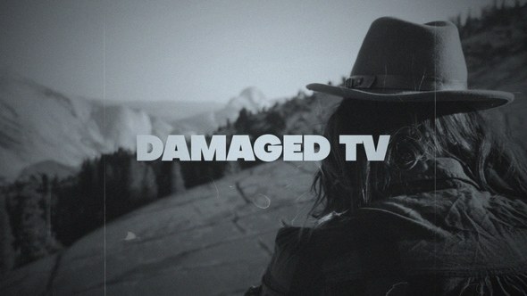 Videohive Damaged TV Looks Elements template preview