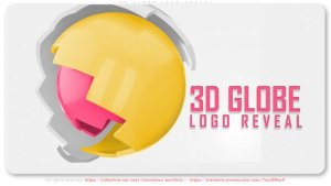 Videohive 3D Globe Logo Reveal Openers template preview