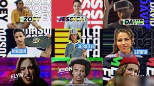 Videohive Glitch Freeze Frame Openers template preview