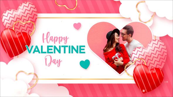 Videohive Valentine Day Slideshow 56398028 Video Displays template preview