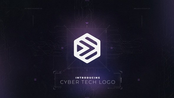 Videohive Cyber Tech Logo Logo Stings template preview