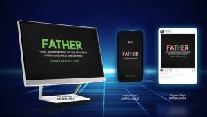 Videohive Fathers Day Text Opener Openers template preview