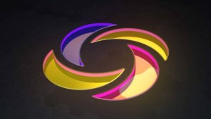 Videohive 3D Neon Glass Logo Reveal Logo Stings template preview