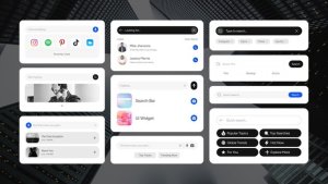 Search Bar Widget Elements template preview