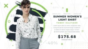 Black Friday Shopping Promo Video Displays template preview