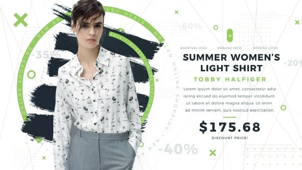 Black Friday Shopping Promo Video Displays template preview