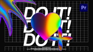 New Arrivals: Holographic Fashion Opener Premiere Pro template preview