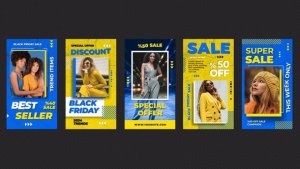 Videohive Instagram Reels 48675270 Broadcast-packages template preview