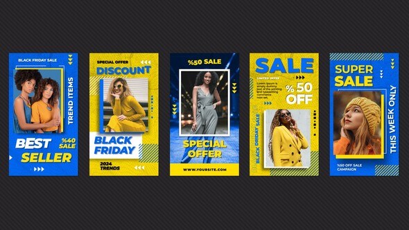Videohive Instagram Reels 48675270 Broadcast-packages template preview