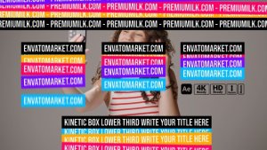 Videohive Kinetic Box Lower Thirds Elements template preview